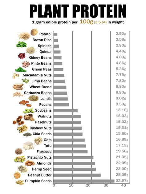 55 Best Protein Chart Images On Pinterest