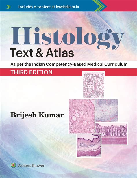Histology Text And Atlas Third Edition 2023 By Brijesh Kumar