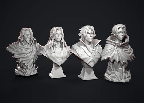 stl file castlevania bust・design to download and 3d print・cults