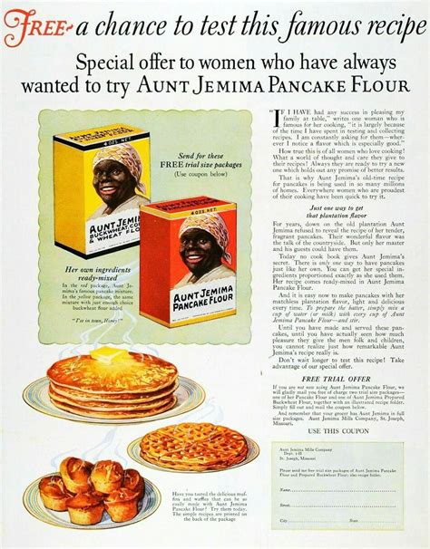 aunt jemima 1925 vintage recipes vintage food aunt jemima pancakes no flour pancakes famous