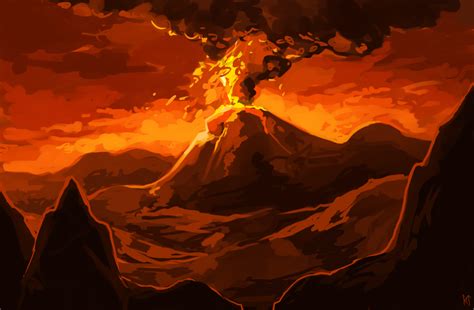 Lava drawings made by our website members, see how the drawings are made from the first brush stroke to the final drawing, join us and create your own version of lava. Volcano by Susiron Watch Digital Art / Drawings ...