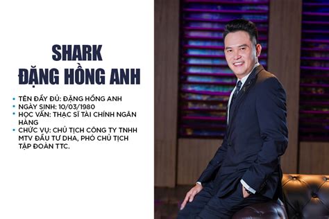Shark Đặng Hồng Anh Là Ai Tiểu Sử Và Sự Nghiệp Của Chủ Tịch Dha