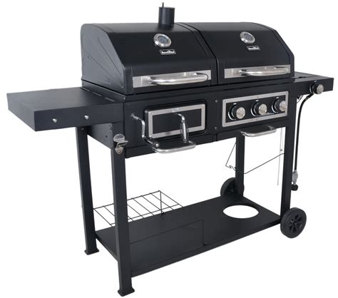 bbq gas and charcoal dual fuel combination grill portable barbecue outdoor new 711181527971 ebay