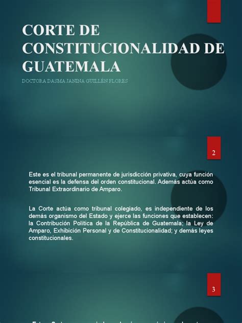Corte De Constitucionalidad Guatemala 24 10 2022 Pdf Gobierno