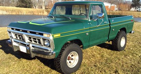 1976 Ford F100 Custom 59l 4wd Ford Daily Trucks