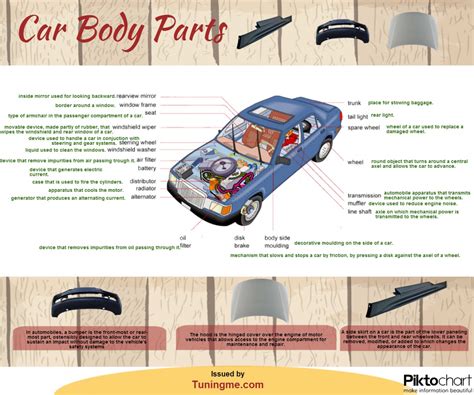 Car Body Parts Visually