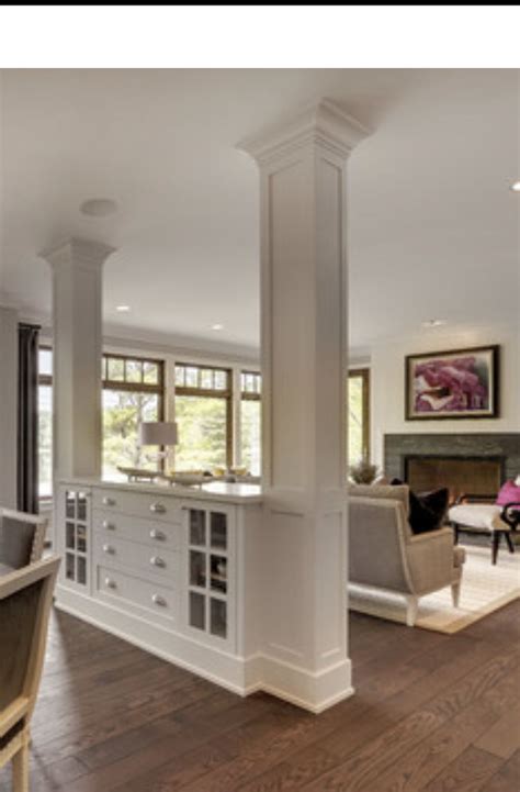 Support Columns In Living Room Columns In Living Room Open Floor Pillar In Living Room Half