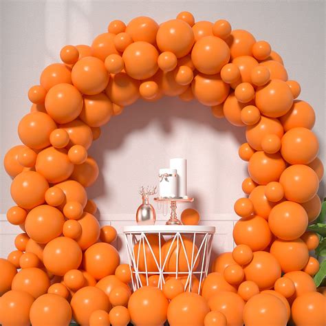 Buy Honinda Orange Latex Balloons 12inch 5inch 70 Pack Burnt Orange