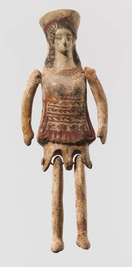 exquisitely carved fully articulated dark ivory girl s doll from the 2nd century the only
