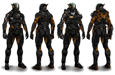 Pathfinder Armor Concept Art Mass Effect Andromeda Art Gallery