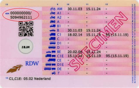 Where Can I Find My Citizen Service Number On My Dutch Driving Licence