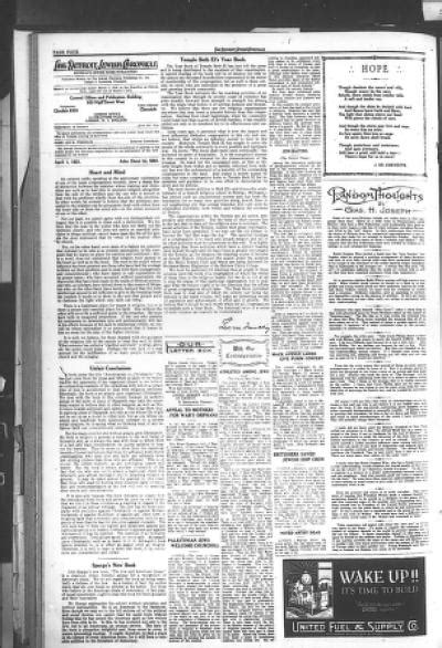 The Detroit Jewish News Digital Archives April 01 1921 Image 4