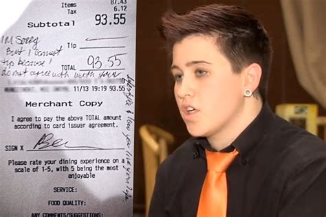 Homophobia Hoax Bullying Note To Waitress Went Viral But It Might Be