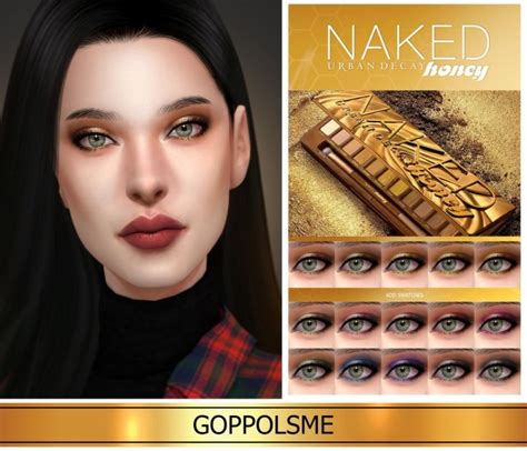 Gpme Gold Honey Eyeshadow Palette P At Goppols Me The Sims 4 Catalog