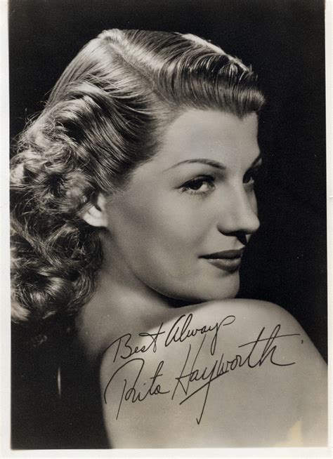 Vintage Photos Of 1940s American Actors And Actresses Rita Hayworth