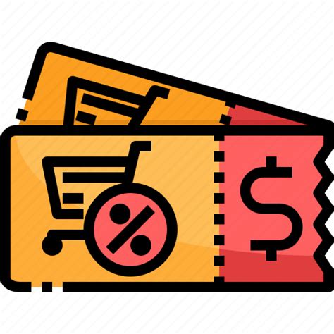 Coupon Discount T Sale Shopping Voucher Icon Download On