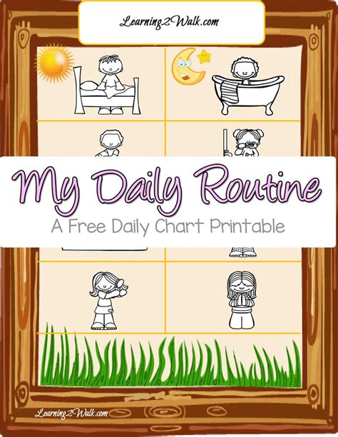 Daily Routine For Kids Printable Daily Routine Worksheet Daily Routine