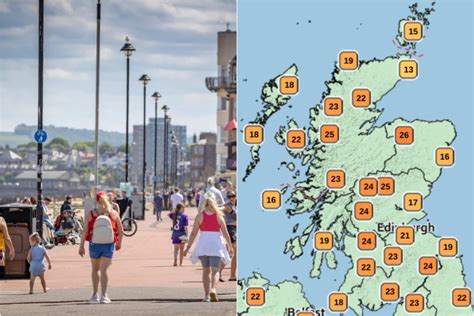 Scotland Weather Forecast Temperatures To Hit Record Breaking 29c