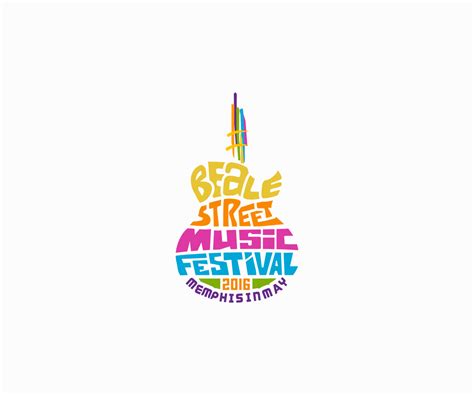 Festival Logo Design For 2016 Beale Street Music Festival By Luiz