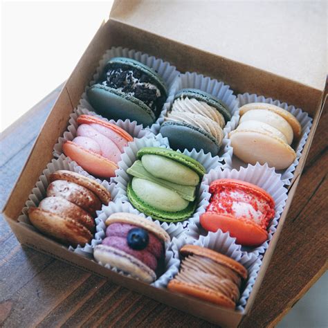 our signature 9 korean styled macarons yummy food dessert aesthetic food cafe food