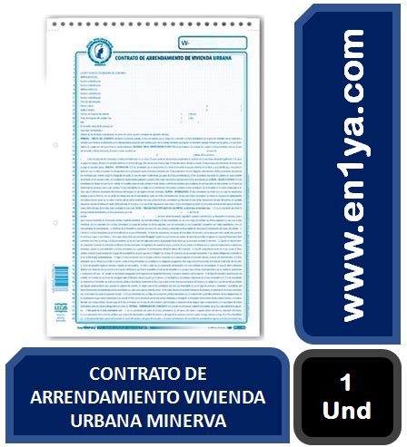 Contrato De Arrendamiento Vivienda Urbana Minerva X Unidad