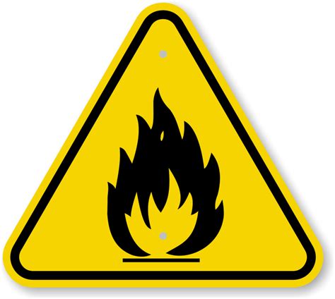 Iso Fire Hazard Warning Symbol Is 2059png 800×716 Esquemas