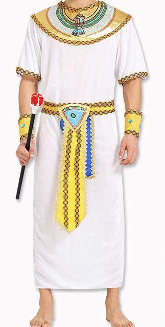 traditional egypt pharaoh costume ancient egypt king garment black clothing for men