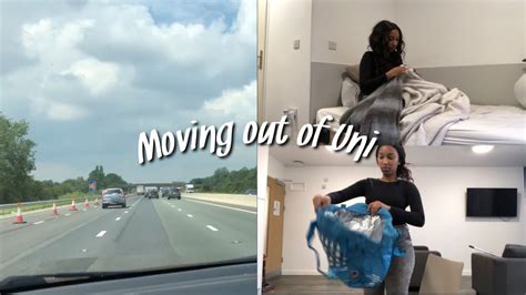 Moving Out Of University Halls Accommodation Vlog Youtube