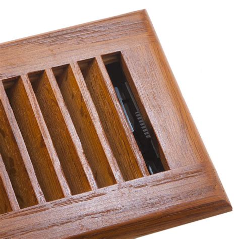 From lightweight plastic to warm wood and durable metal, floor vents come in a range of materials and colours. Accord AOFROML410 Floor Register with Red Oak Louvered, 4 ...
