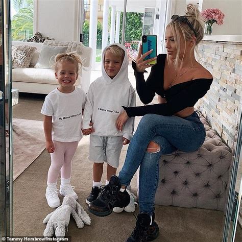 Tammy Hembrow Reveals Her Four Year Old Son Wolf Is Fed Up With Her Constant Photos Daily Mail