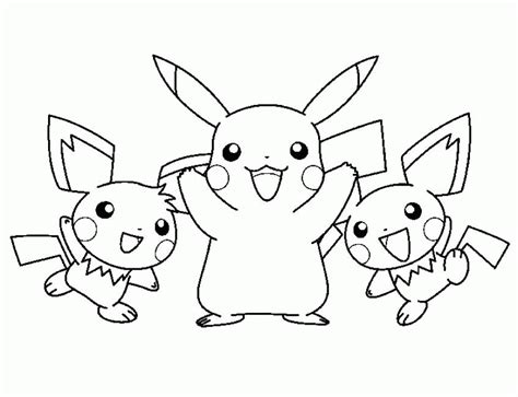 Pokemon Pikachu Coloring Pages Coloring Home