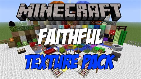 Minecraft Texture Pack Faithful 32x32 1710 Download Youtube