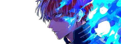 Anime My Hero Academia Shouto Todoroki Facebook Cover