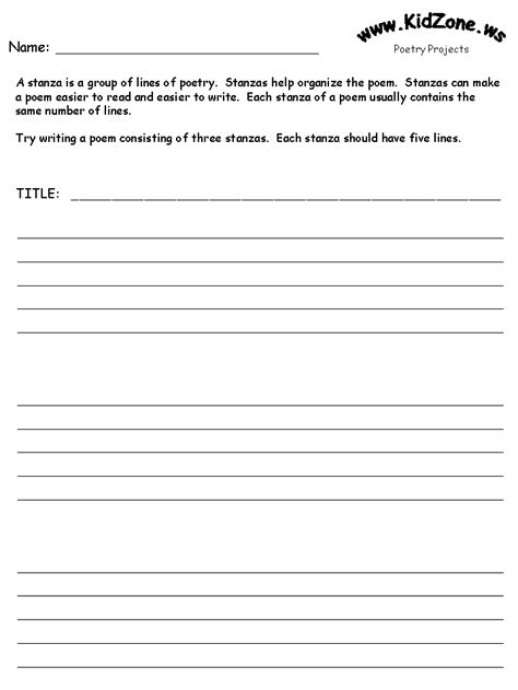 Both stanzas and paragraphs include connected thoughts, and are set off by a space. Students can write a Stanza poem about a piece of their artwork using this easy definition and ...