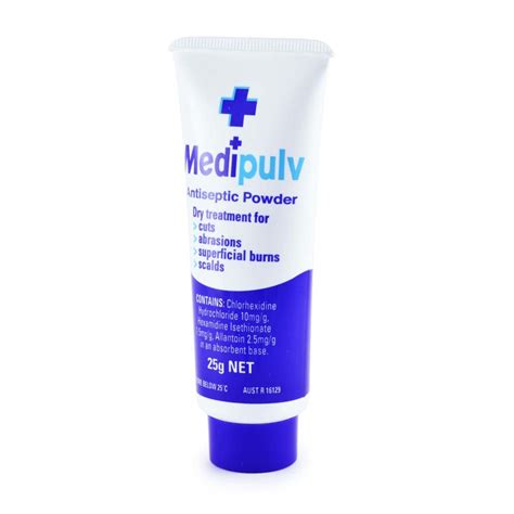 Medipulv Antiseptic Powder 25g Antiseptics And Disinfectants First