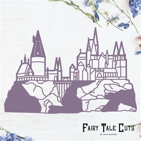 Hogwarts Castle Harry Potter Inspired File Design Digital Download