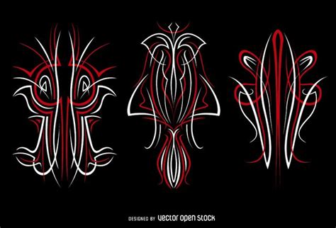 3 Pinstripes Graphics Vinyl Ready Free Vector Pinstriping Pinstripe