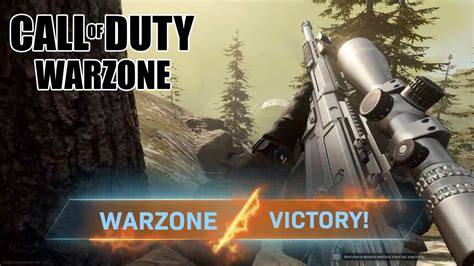 My First Call Of Duty Warzone Victory Youtube
