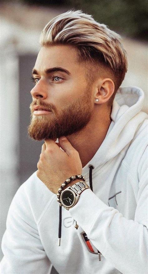 Mens Hairstyles And Beard 2018 Menshairstyles Beard Styles Short