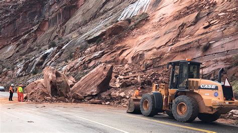 Wet Weather Leads To Rock Slides Across Utah