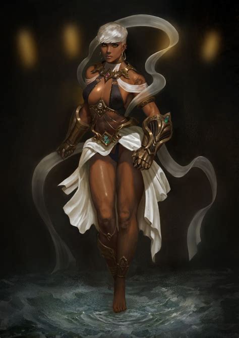 Twitter Fantasy Art Women Character Art Black Girl Magic Art