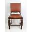 Set 4 Vintage Art Deco Oak Dining Chairs