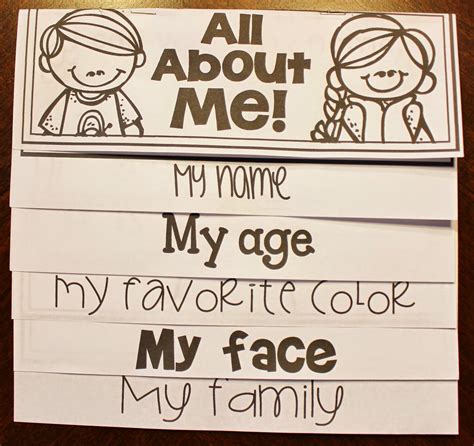 Kids love talking about themselves—their likes, their dislikes, and details about everything in between. All About Me Flip Book - Tunstall's Teaching Tidbits