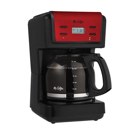 Mr Coffee 12 Cup Programmable Coffee Maker Red Usa