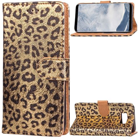 S8 Sexy Women Leopard Print Wallet For Samsung Galaxy S8 Case Covers