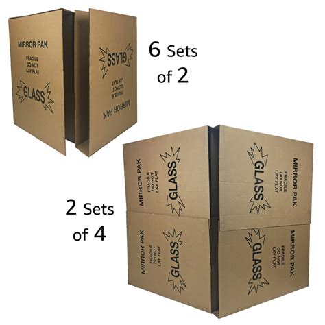 Ubmove Picture And Mirror Moving Boxes 8 Sets 6 30x40 2 40x60
