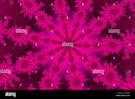 10 Pointed Fractal Star Stock Photo Alamy