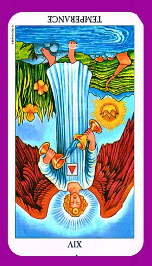 Temperance (xiv) is the fourteenth trump or major arcana card in most traditional tarot decks. The Temperance: Tarot Card Meaning