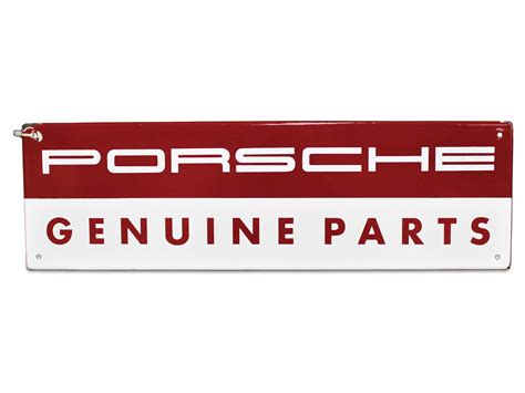 Porsche Genuine Parts Original Porcelain Sign The Porsche 70th