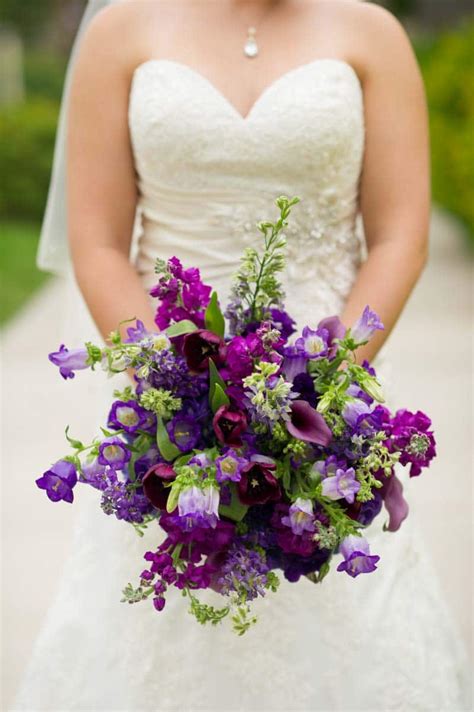 Purple Bridal Bouquets